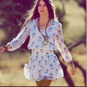 Free people Wild Horses Mini Dress Size Small